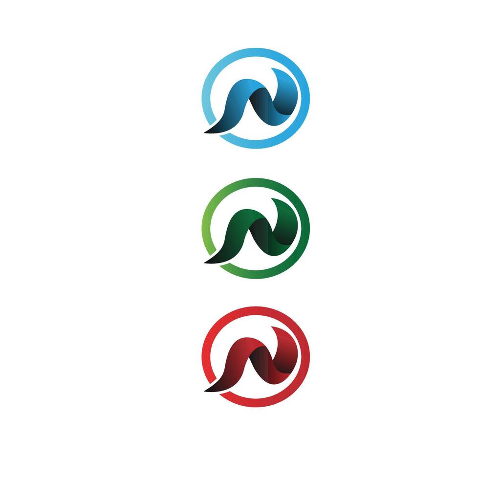 letter N logo vector