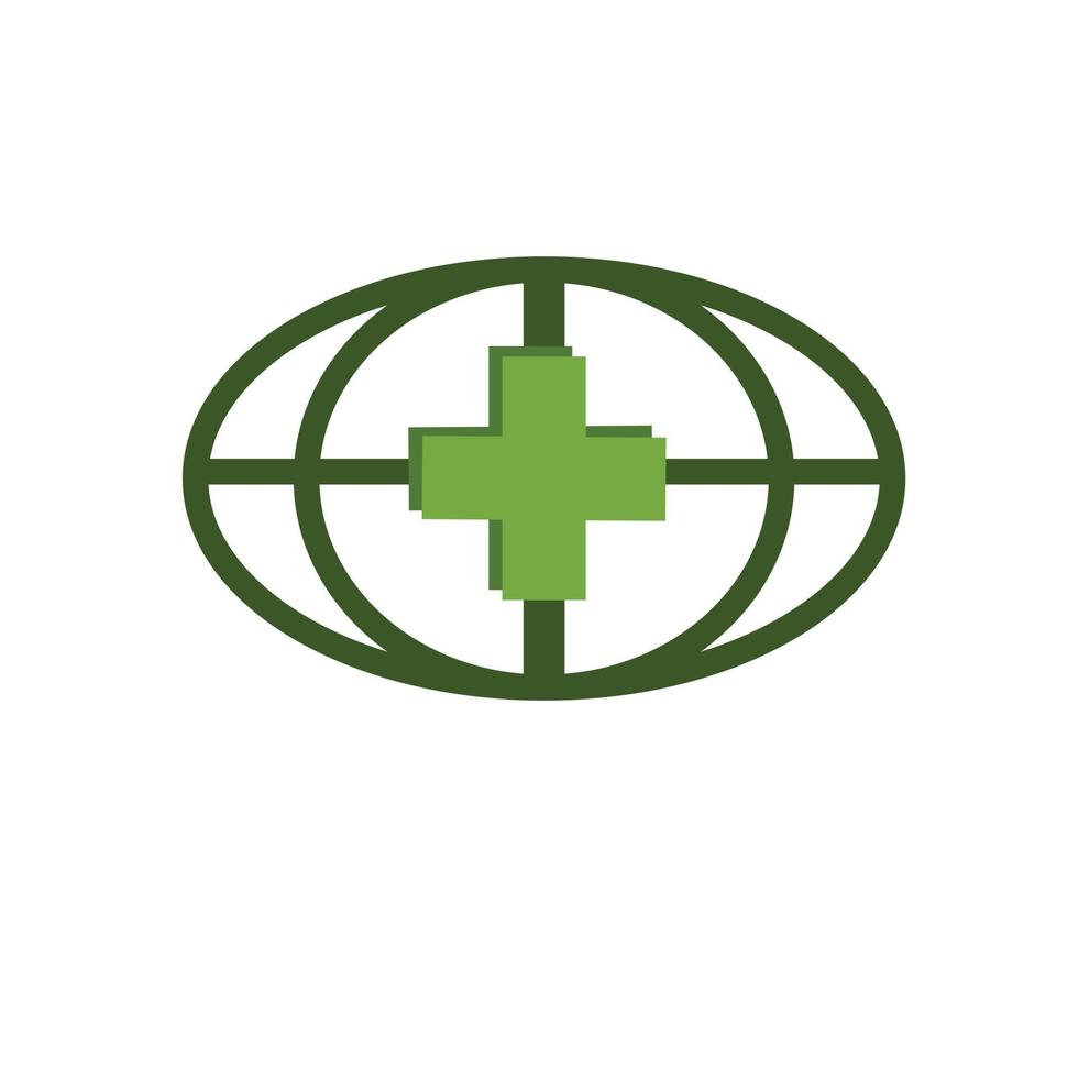 Healthy global logo vector