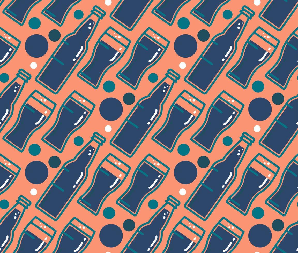 Oktoberfest Seamless Pattern vector