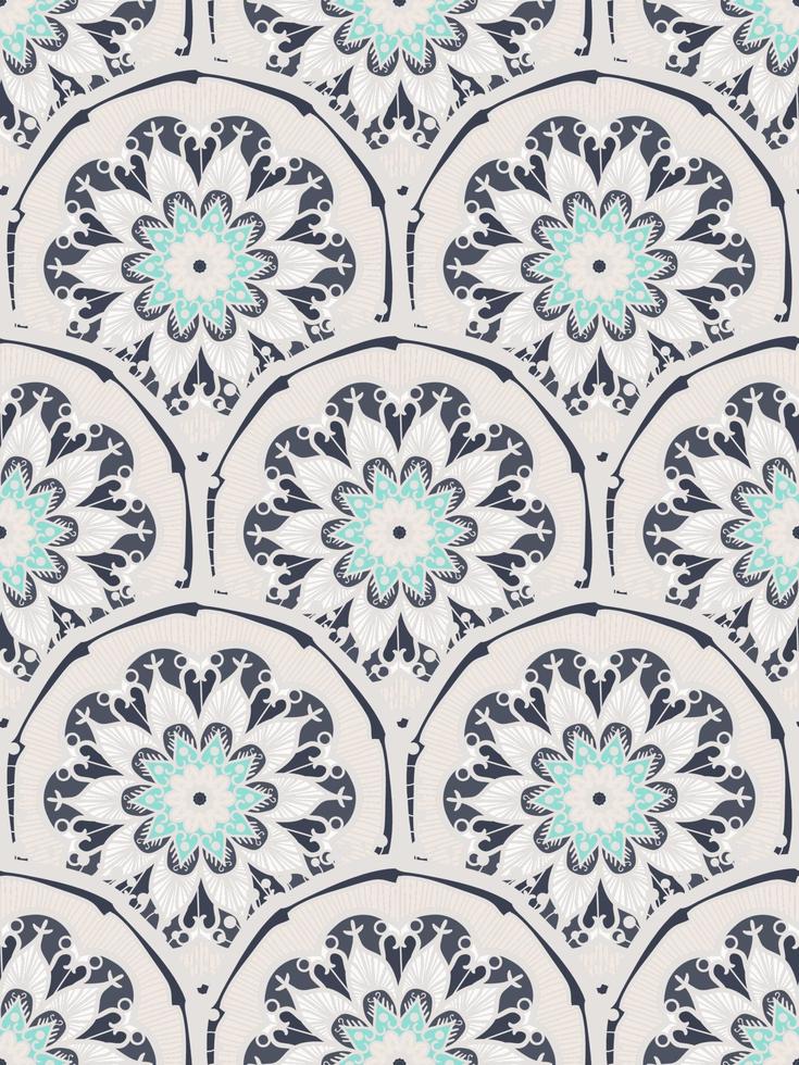 Mandala Seamless Pattern vector