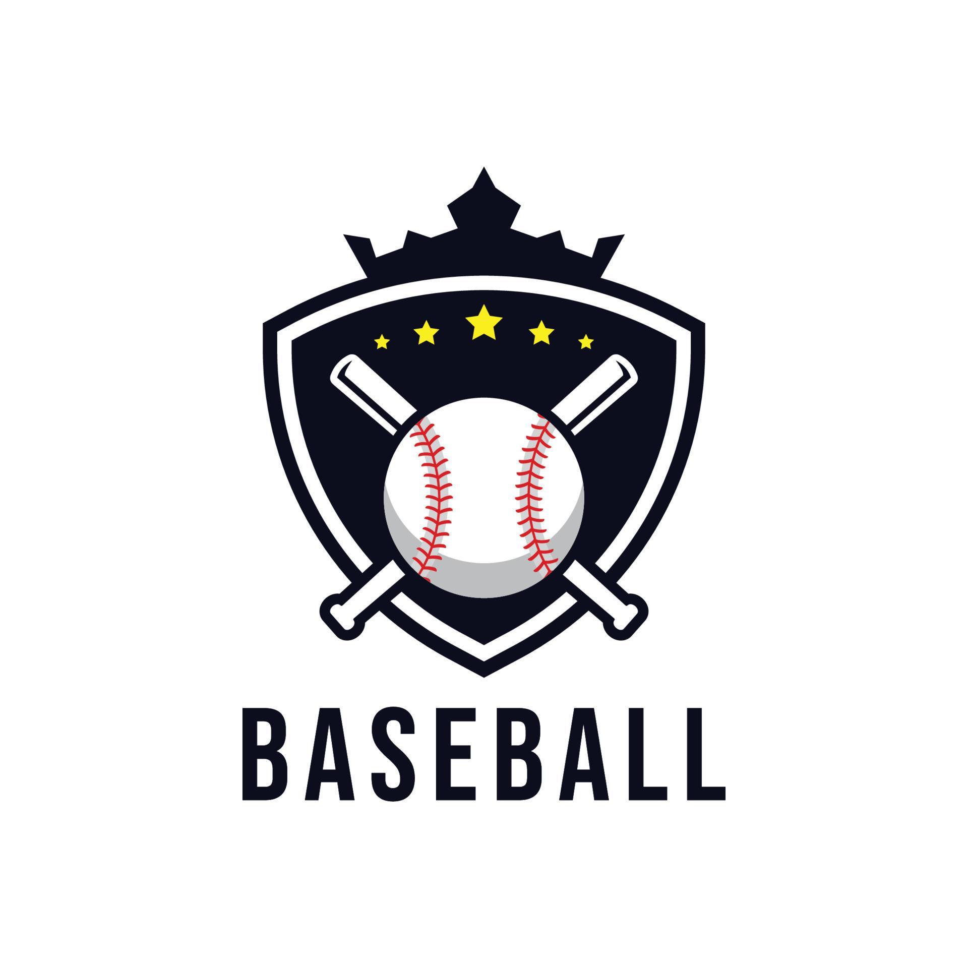 baseball logo template with emblem style 7815434 Vector Art at Vecteezy