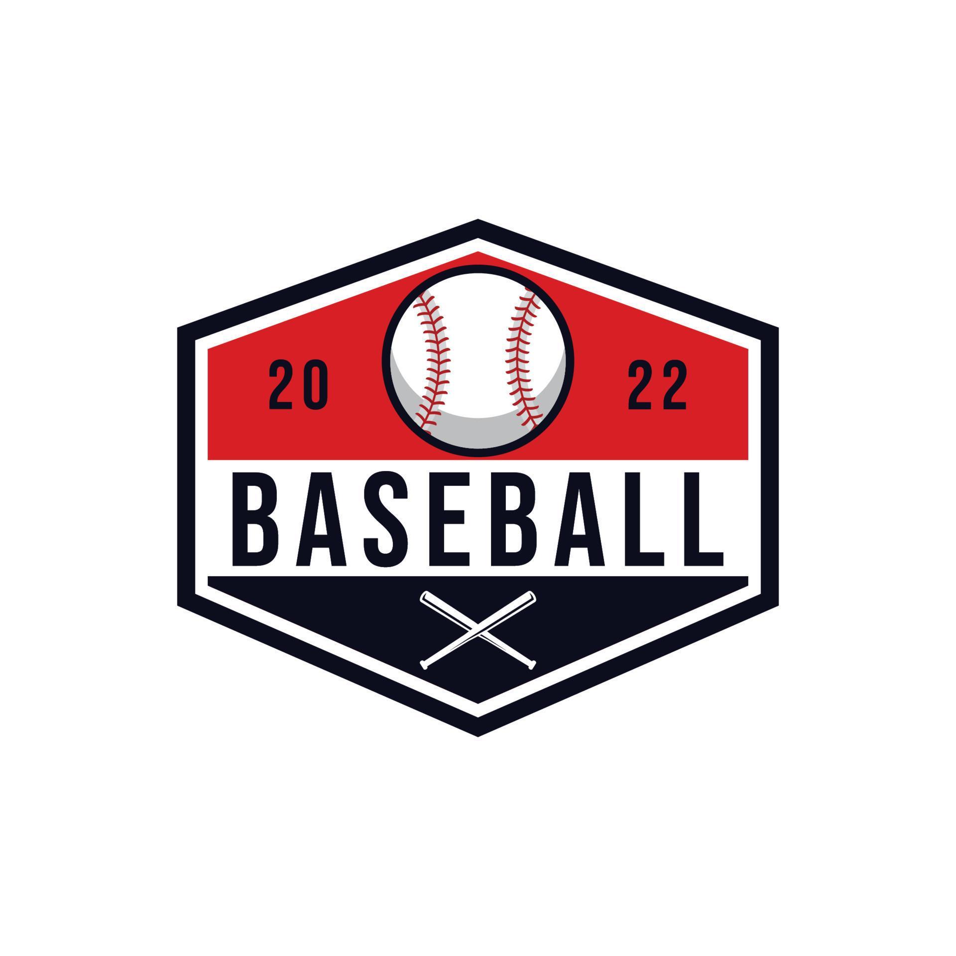 baseball logo template with emblem style. suitable for sports club baseball logo template with emblem style. suitable for sports club