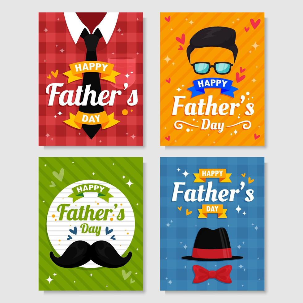 Happy Father's Day Card vector