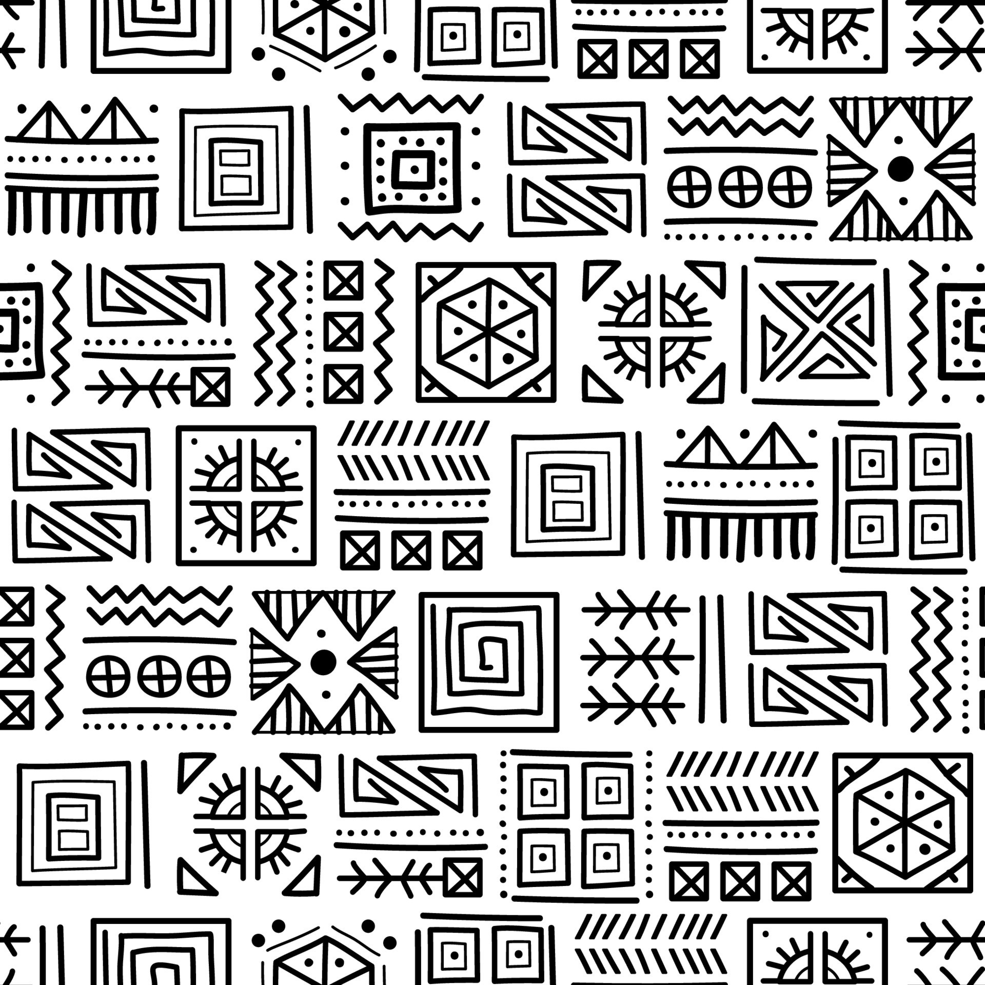 Mayan patchwork seamless pattern. Bright multicolor background 7816414