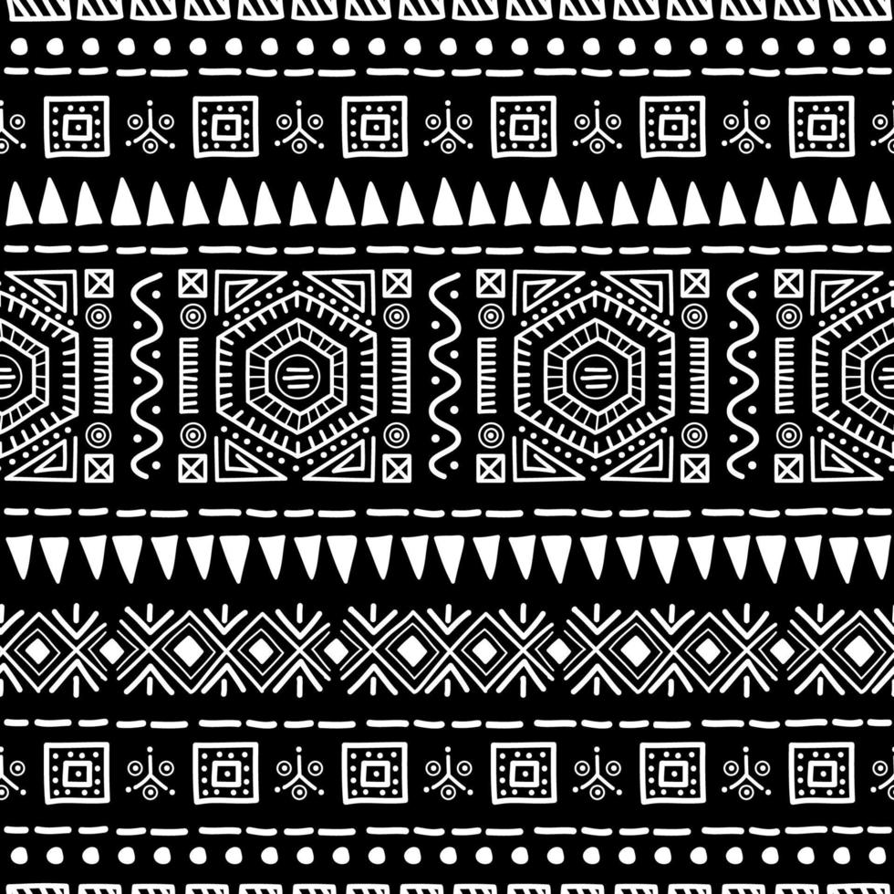 Navajo seamless pattern. Ikat background with traditional design texture vector