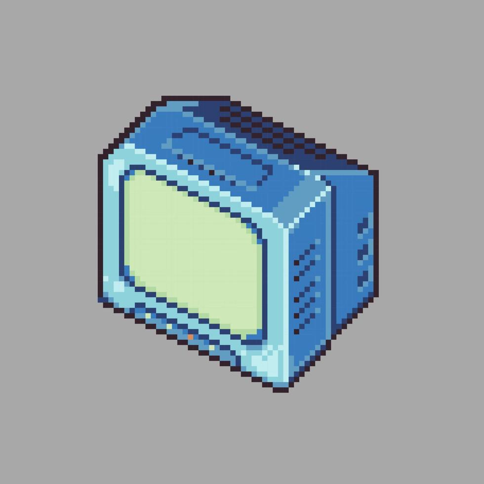 TV Pixel Art vector illustration design for game development