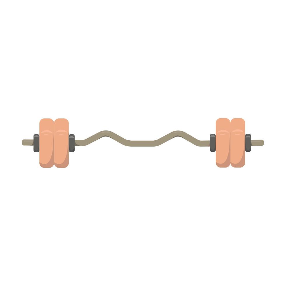 barbell vector  illustration