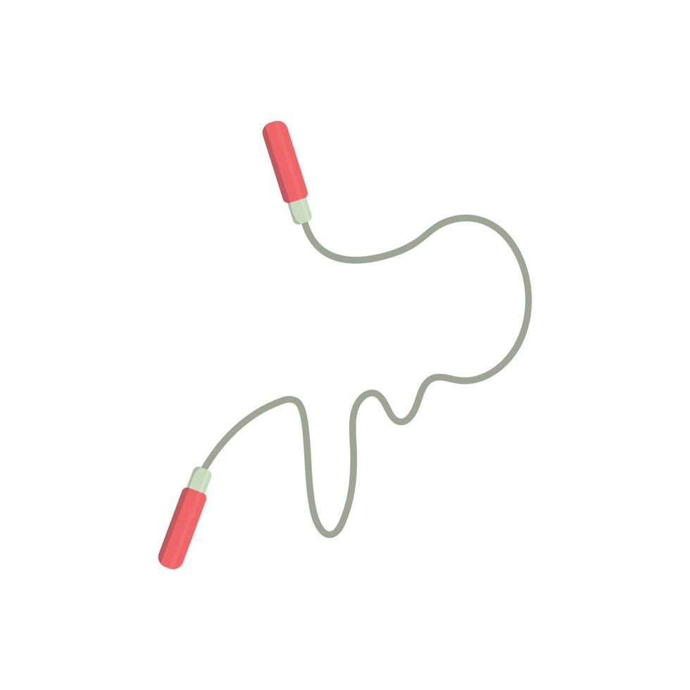 vector illustration skipping rope