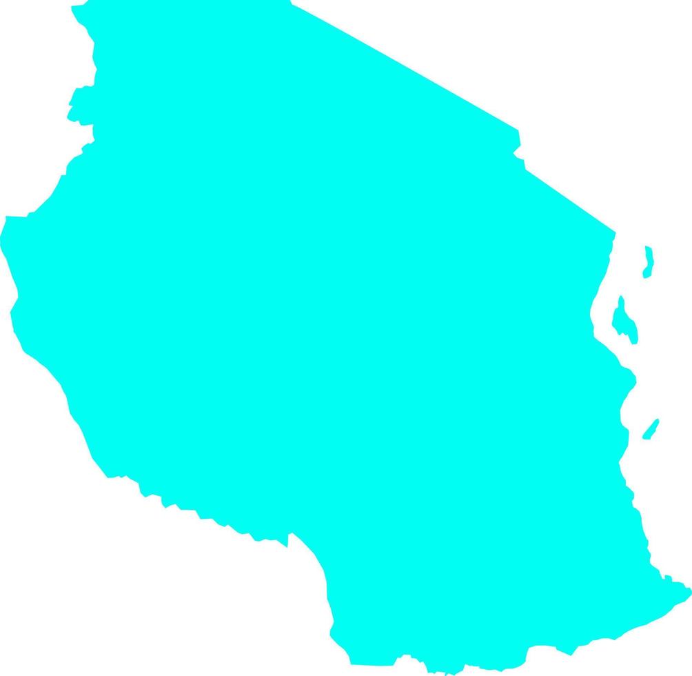 Tanzania Vector map