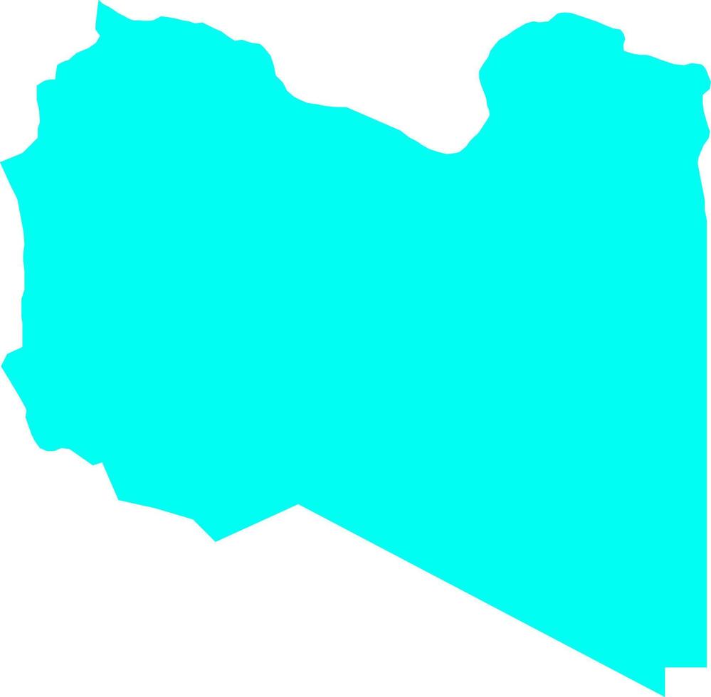 Libya vector map