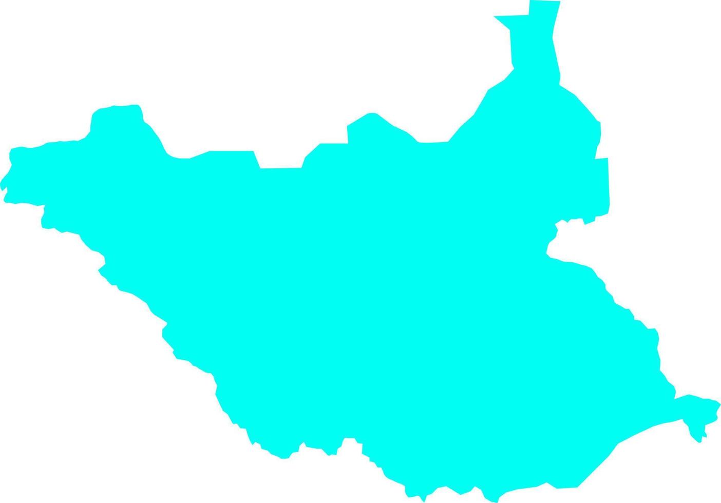 South Sudan Vector  map