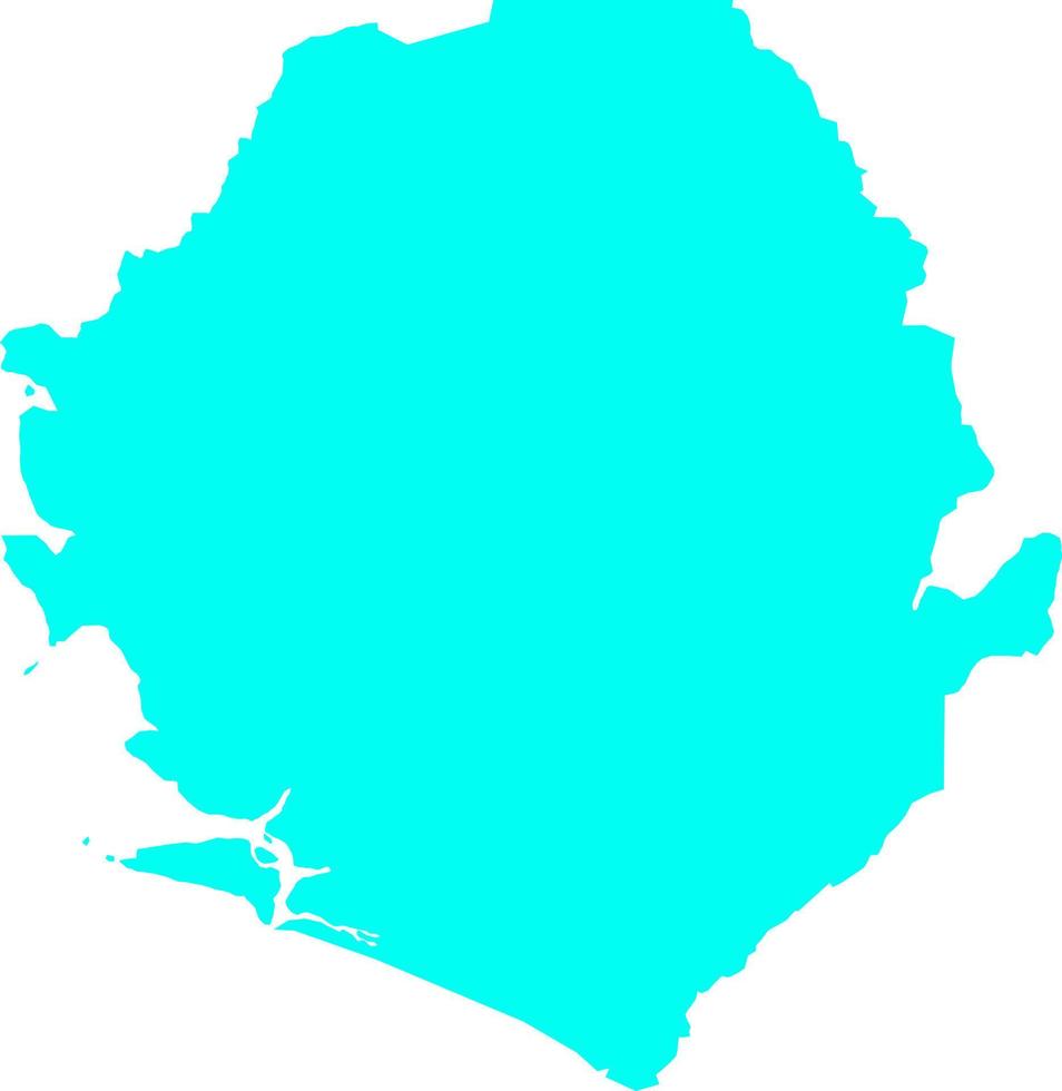 Sierra Leone Map vector