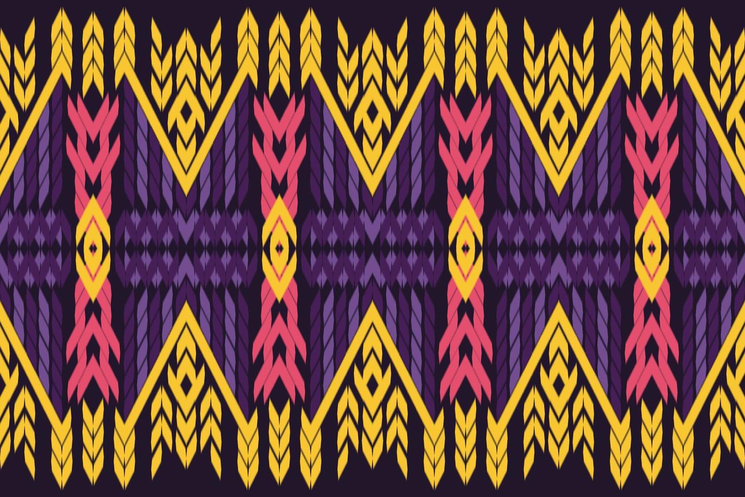 Abstract design with geometric shapes interspersed with beautiful retro fabric patterns. vector