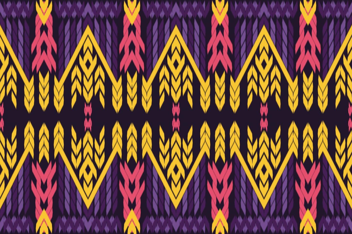 Abstract design with geometric shapes interspersed with beautiful retro fabric patterns. vector