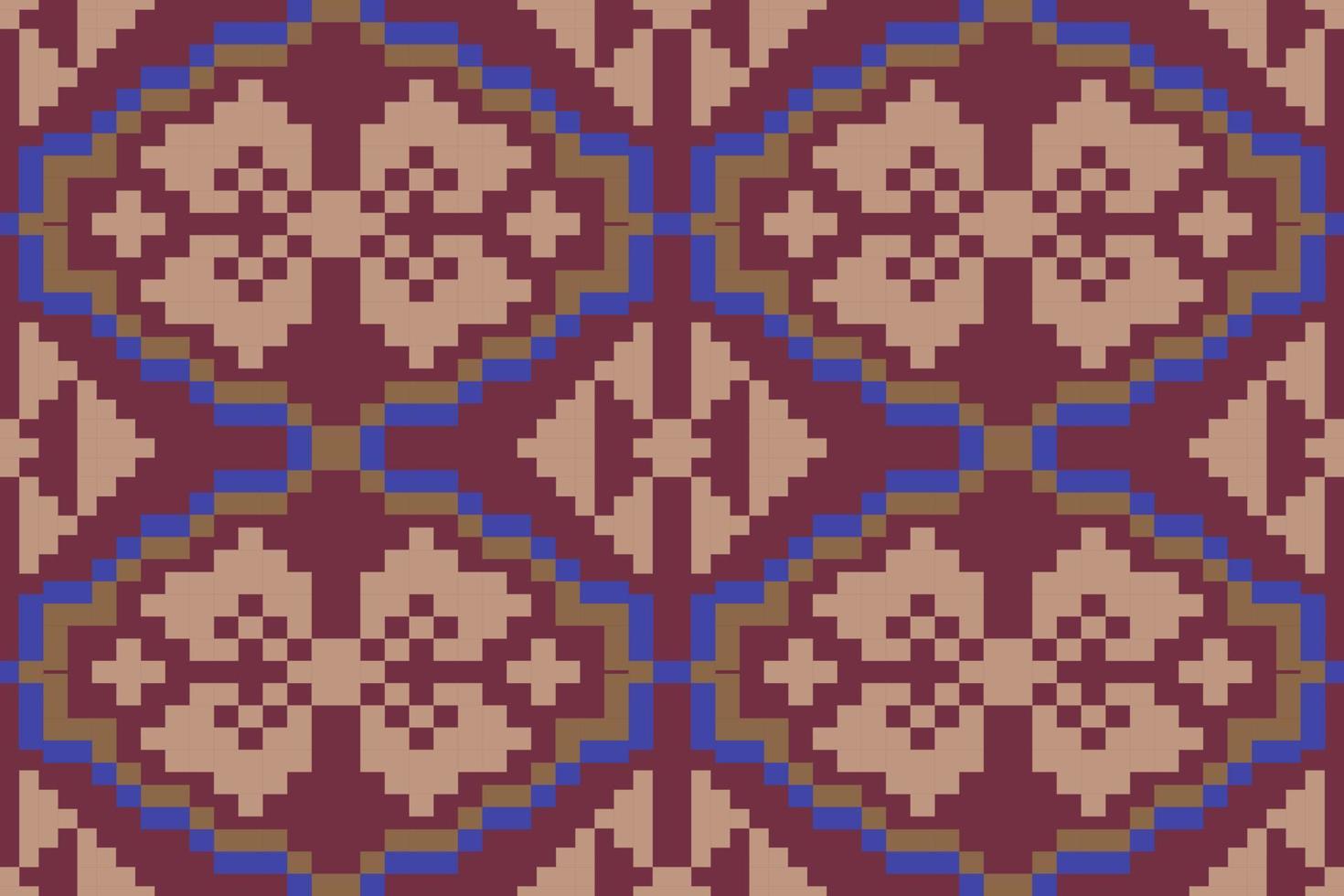 Abstract design with beautiful pixelated geometric shapes. vector