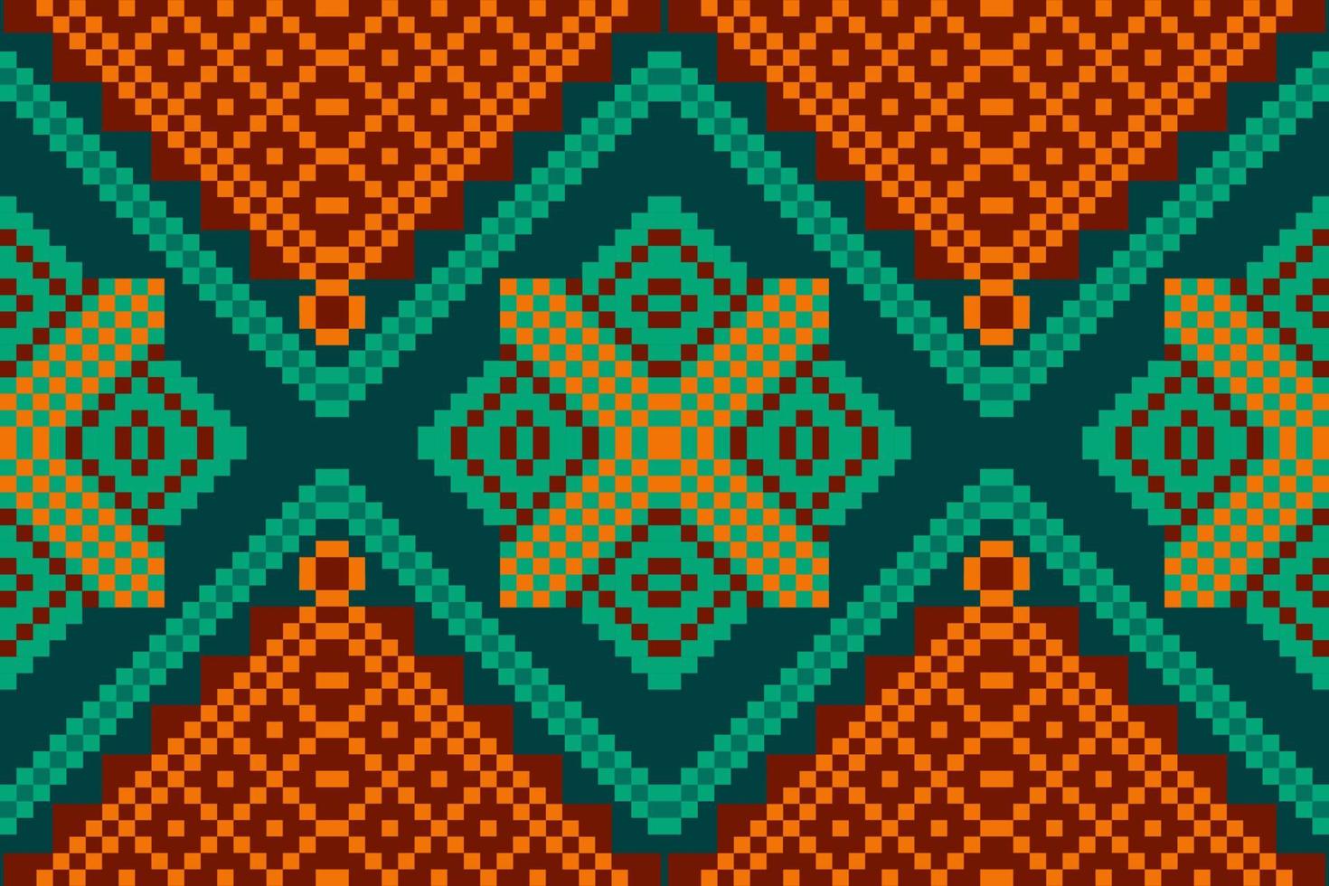 Abstract design with beautiful pixelated geometric shapes. vector