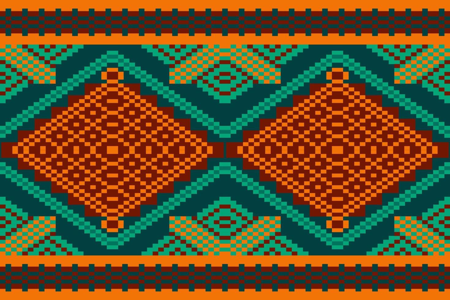 Abstract design with beautiful pixelated geometric shapes. vector