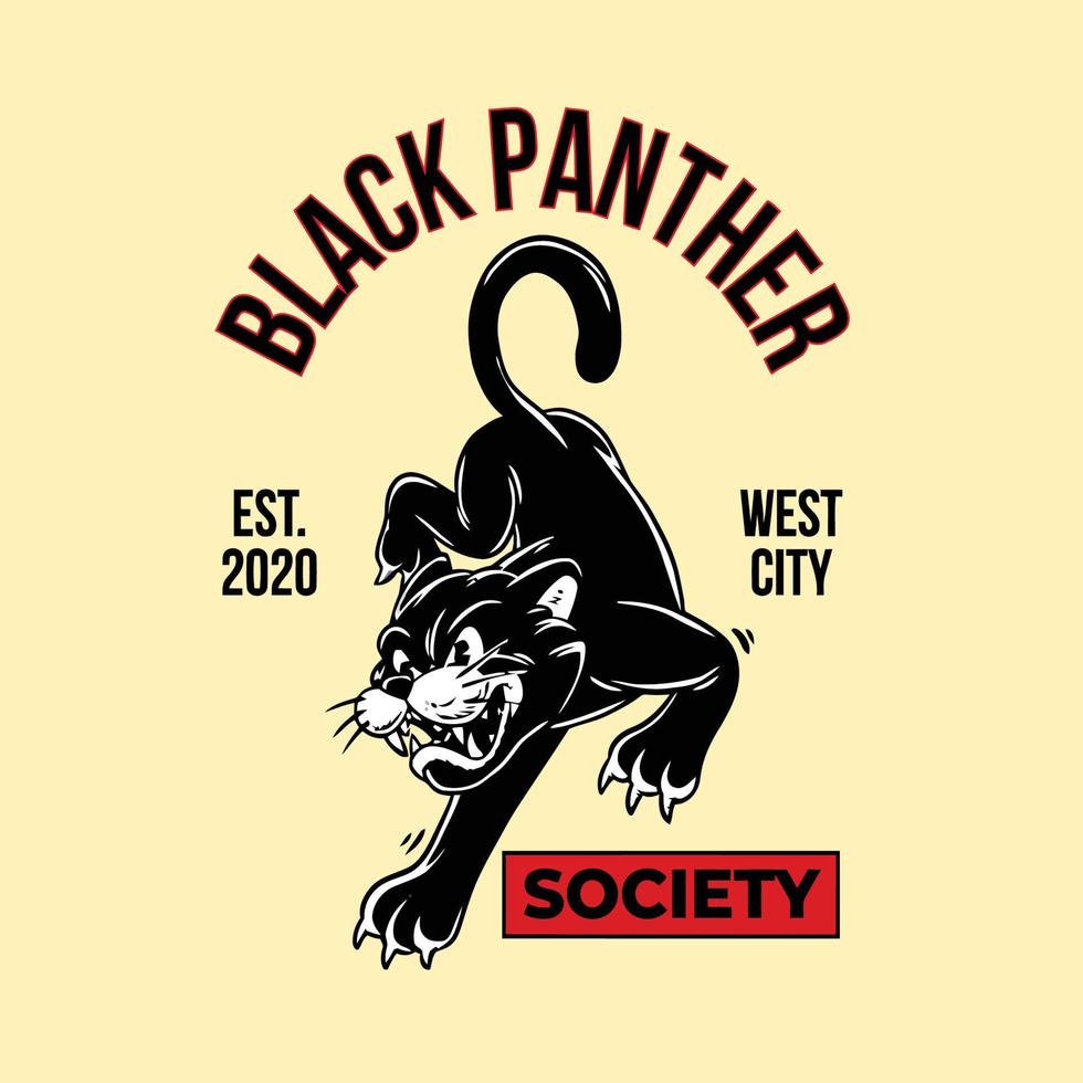 Black Panther poster vector