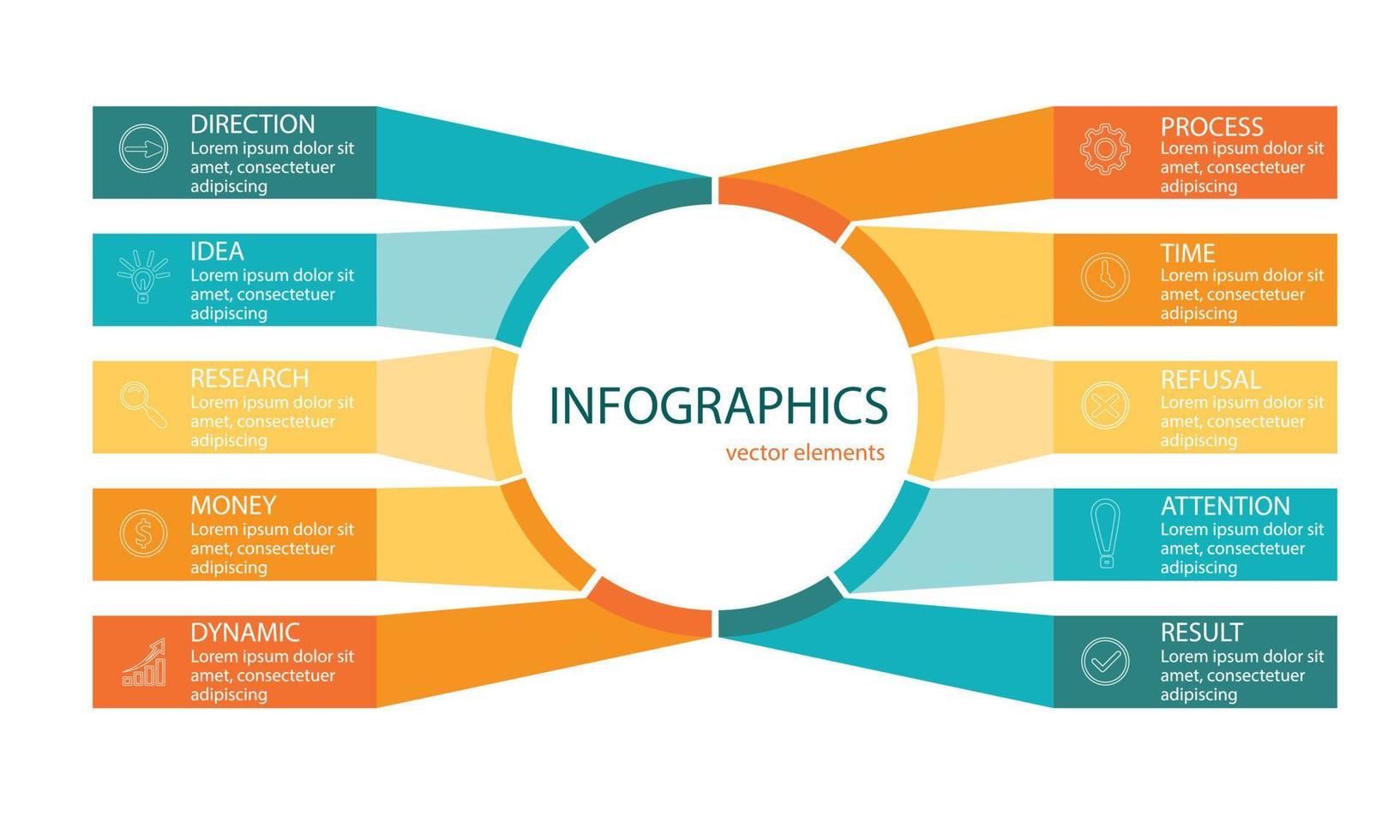 Vector Infographic design with icons. process diagram, flow chart, info graph, Infographics for business concept, presentations banner, workflow layout.