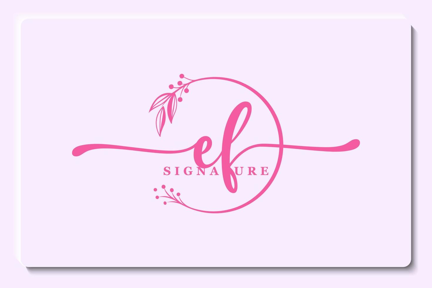 luxury signature logo design. Handwriting vector logo design illustration image