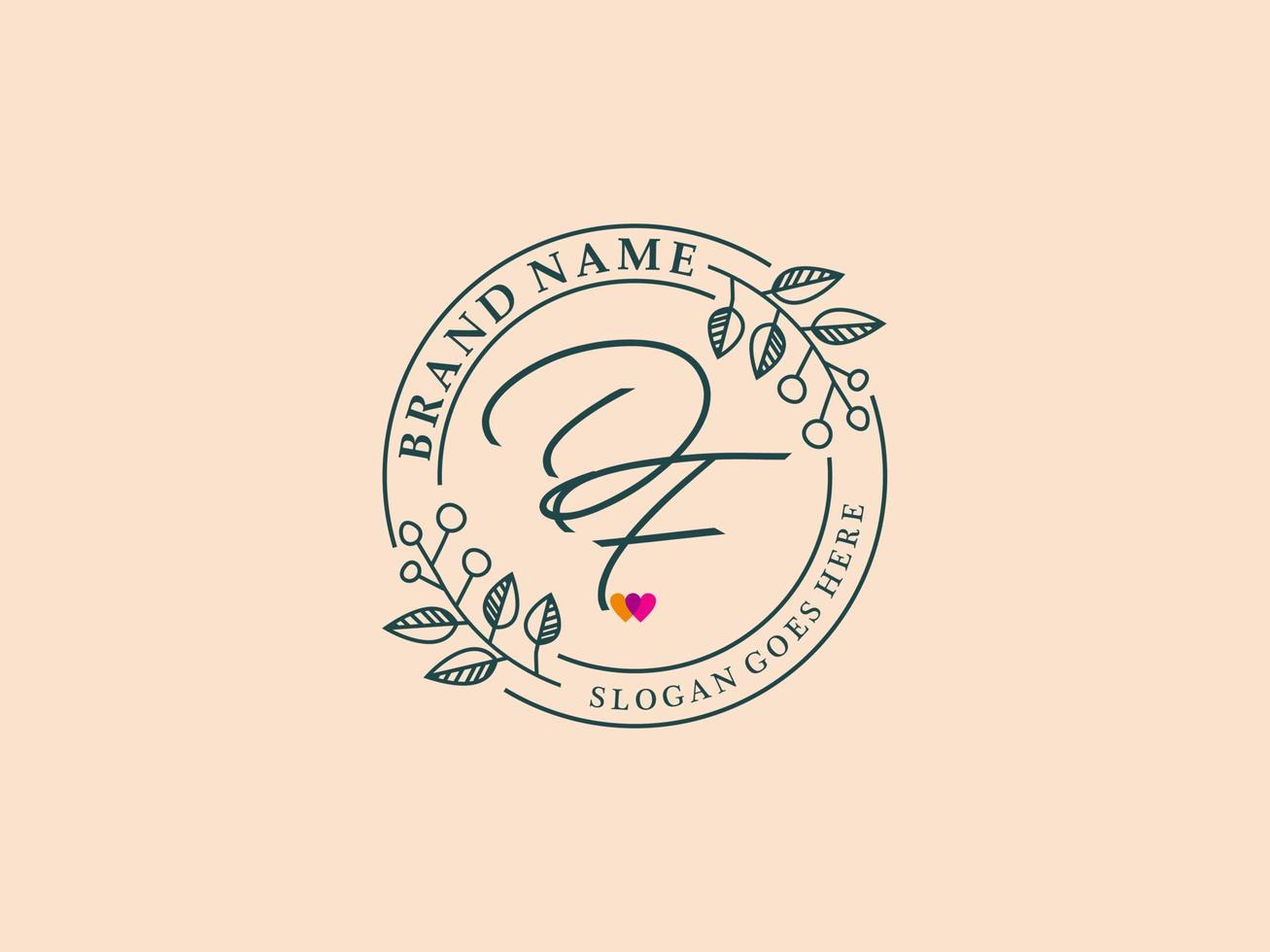 Luxury Signature logo design vector illustration