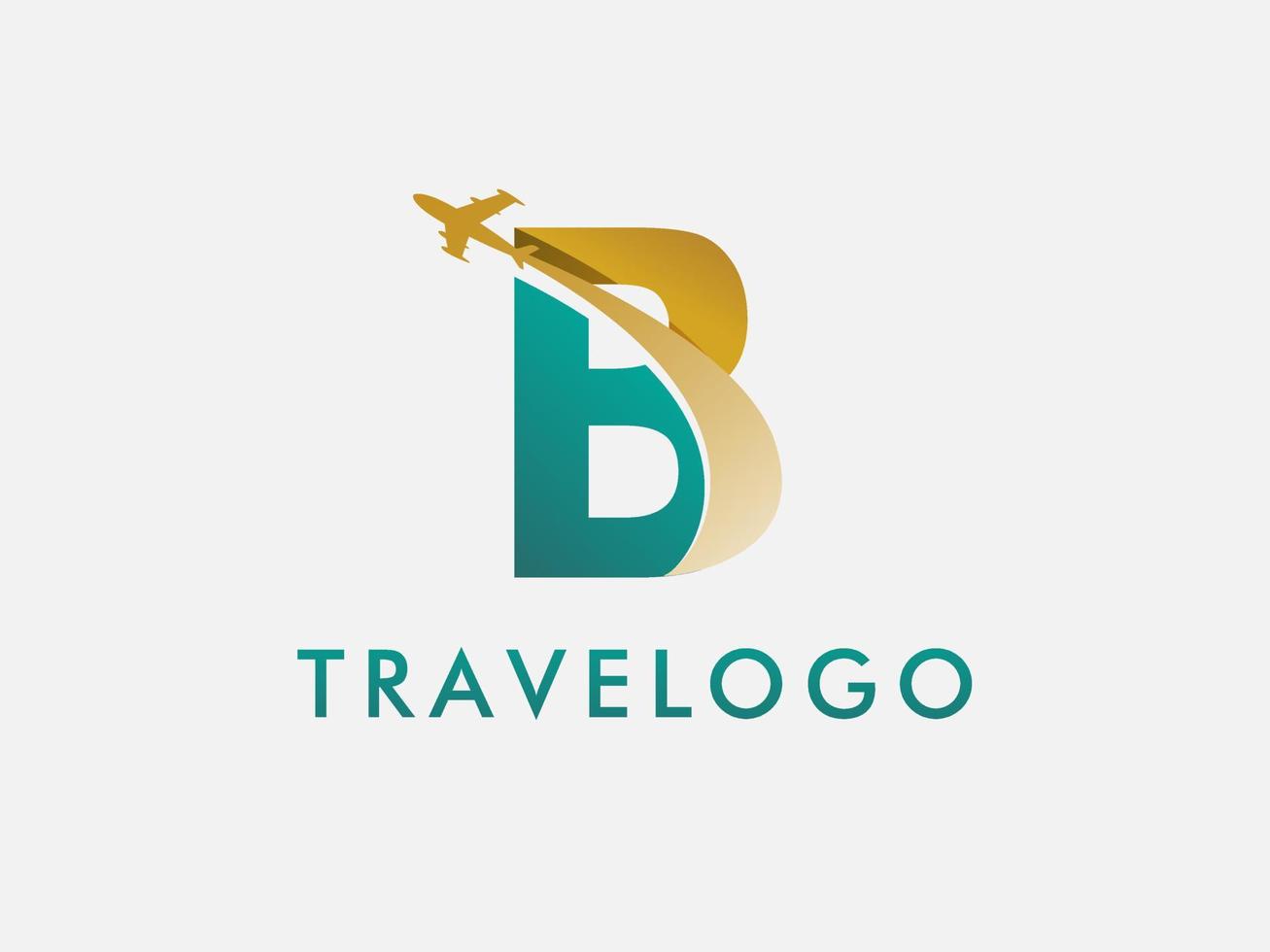 ilustración de vector de diseño de logotipo de viaje