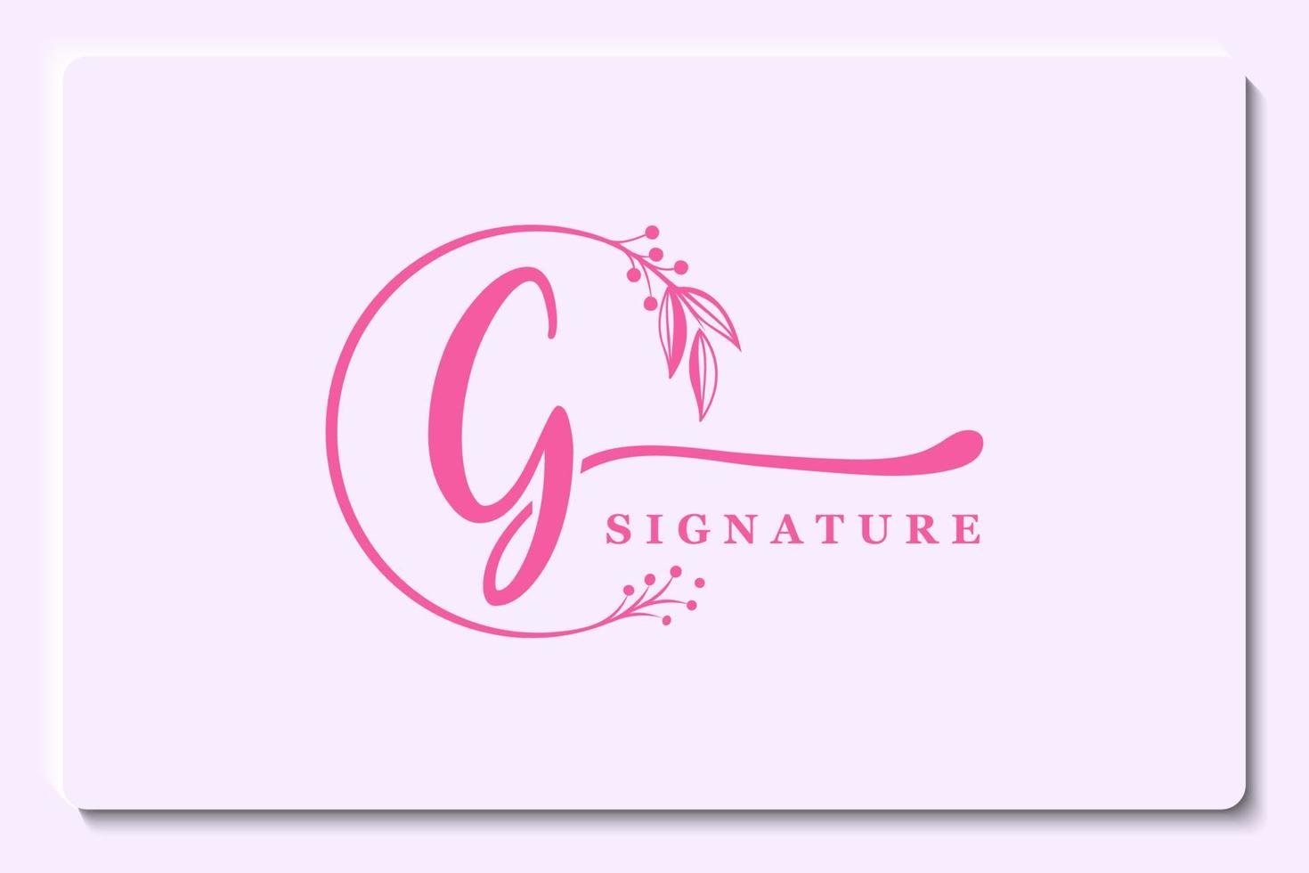 luxury signature logo design. Handwriting vector logo design illustration image