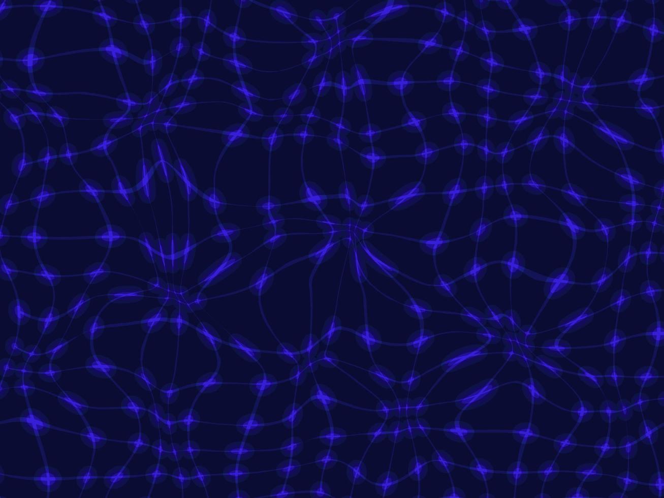 abstract dark background with glowing lines. Purple geometric picture. Template for design, Vector illustration.