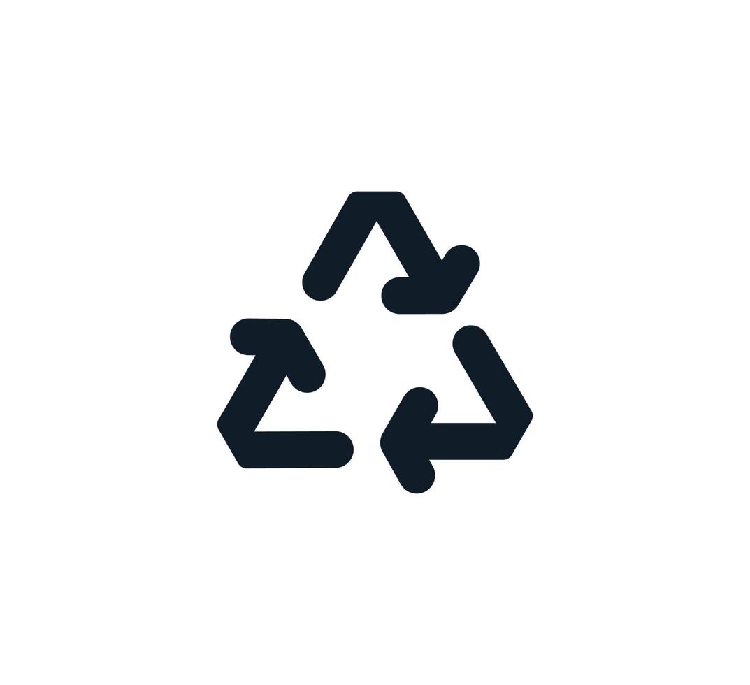 Recycle icon ,garbage icon vector logo design template