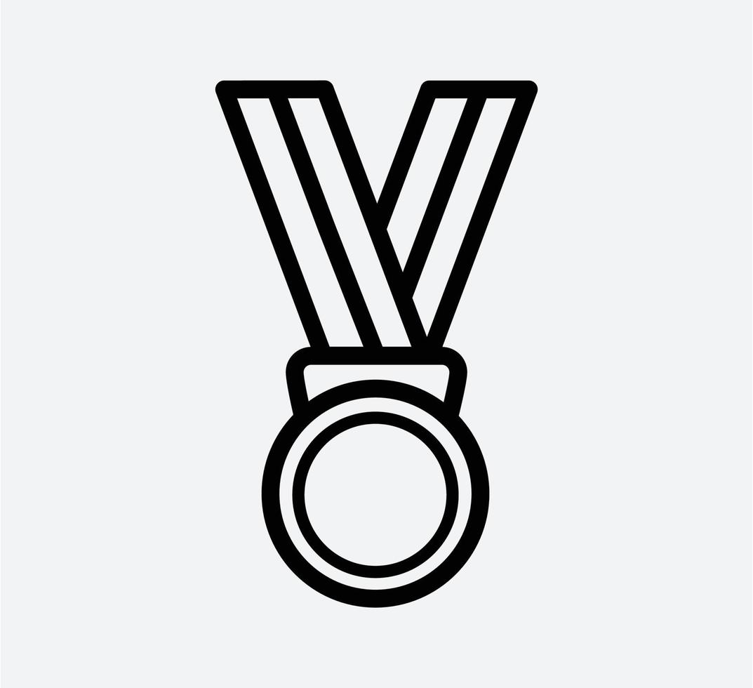 Medal icon vector logo design template