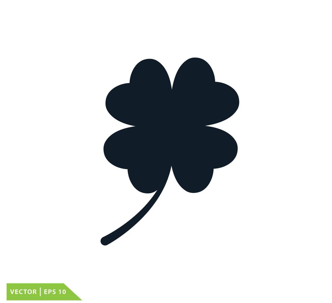 Clover icon vector logo design template