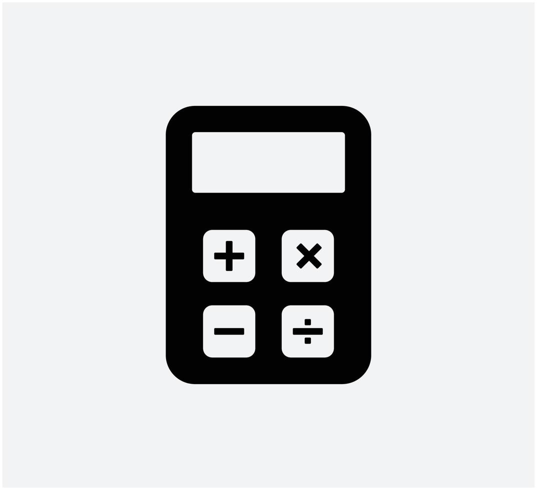 Calculator icon vector logo template