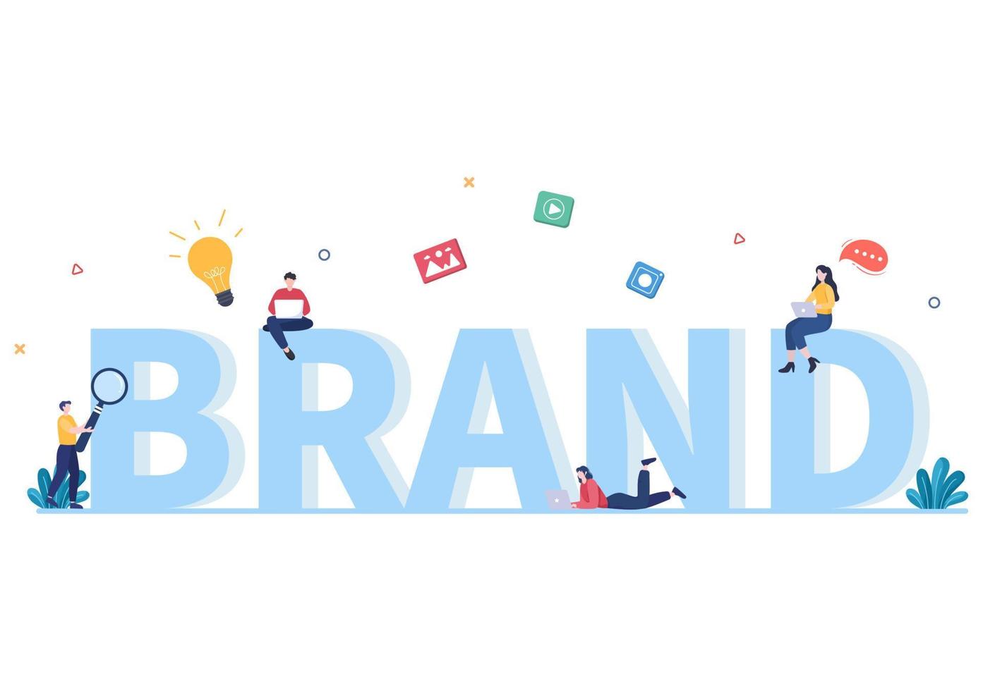 Advertising or ADS Vector Illustration for Mobile Social Media, Campaign, Business Promotion, Brand and Digital Marketing in Flat Cartoon Style