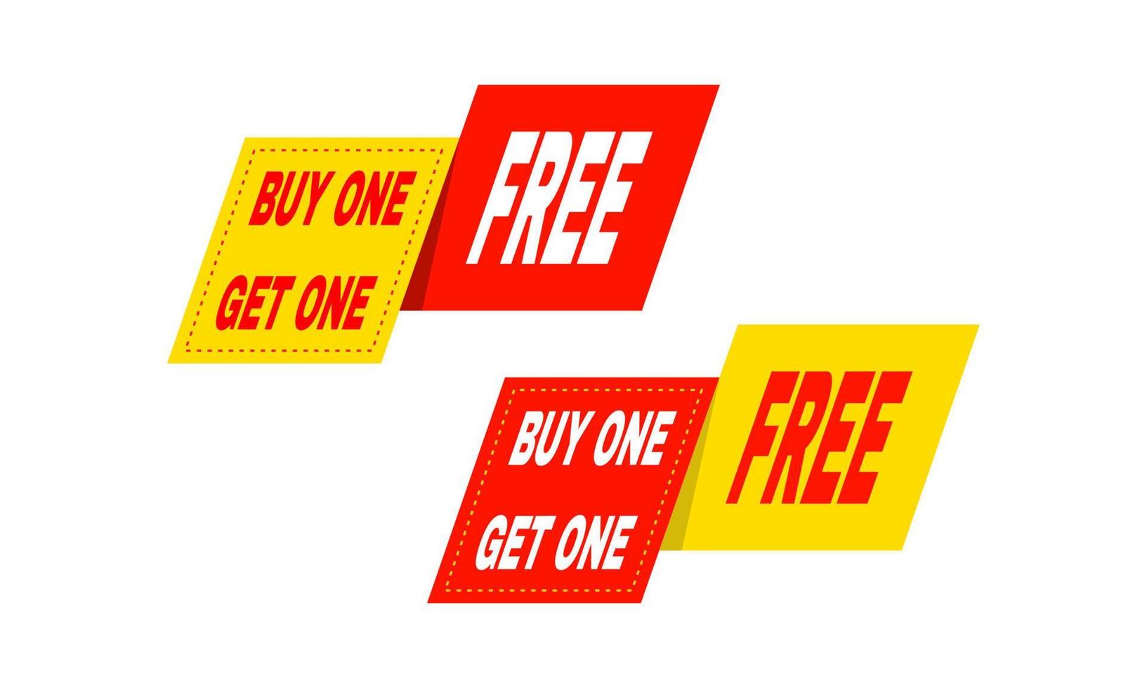 abstract vector buy one get free bogo template