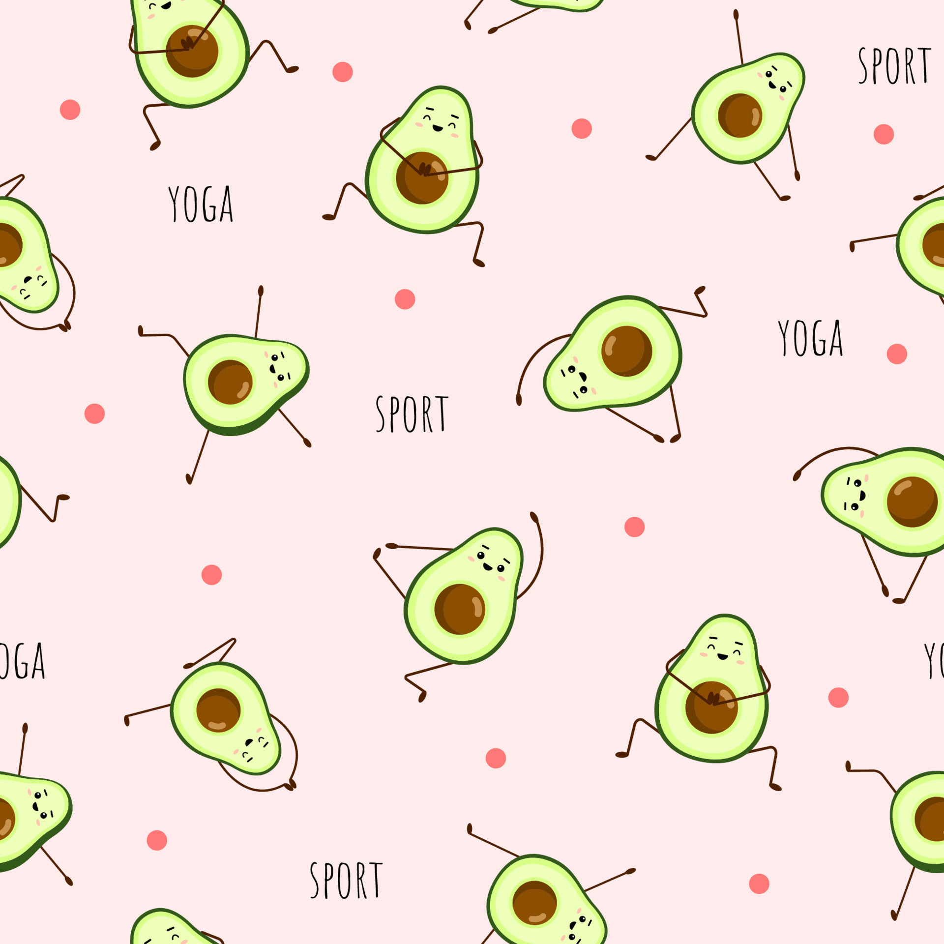 Seamless pattern of avocado character design on pink background. Cute illustration for greeting cards, stickers, fabric, websites and prints. 7819566 Vector Art at Vecteezy Seamless pattern of avocado character design on pink background. Cute illustration for greeting cards, stickers, fabric, websites and prints. 7819566 Vector Art at Vecteezy