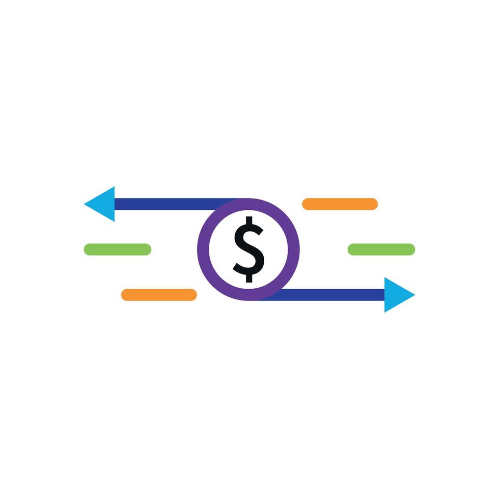 Money Exchange Icon Currency Exchange Conversion Icon vector