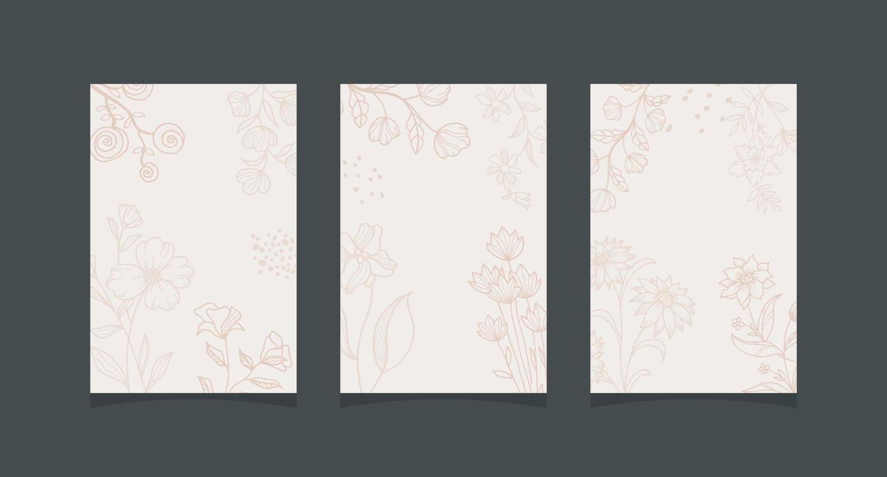 Modern boho abstract trendy background design. vector
