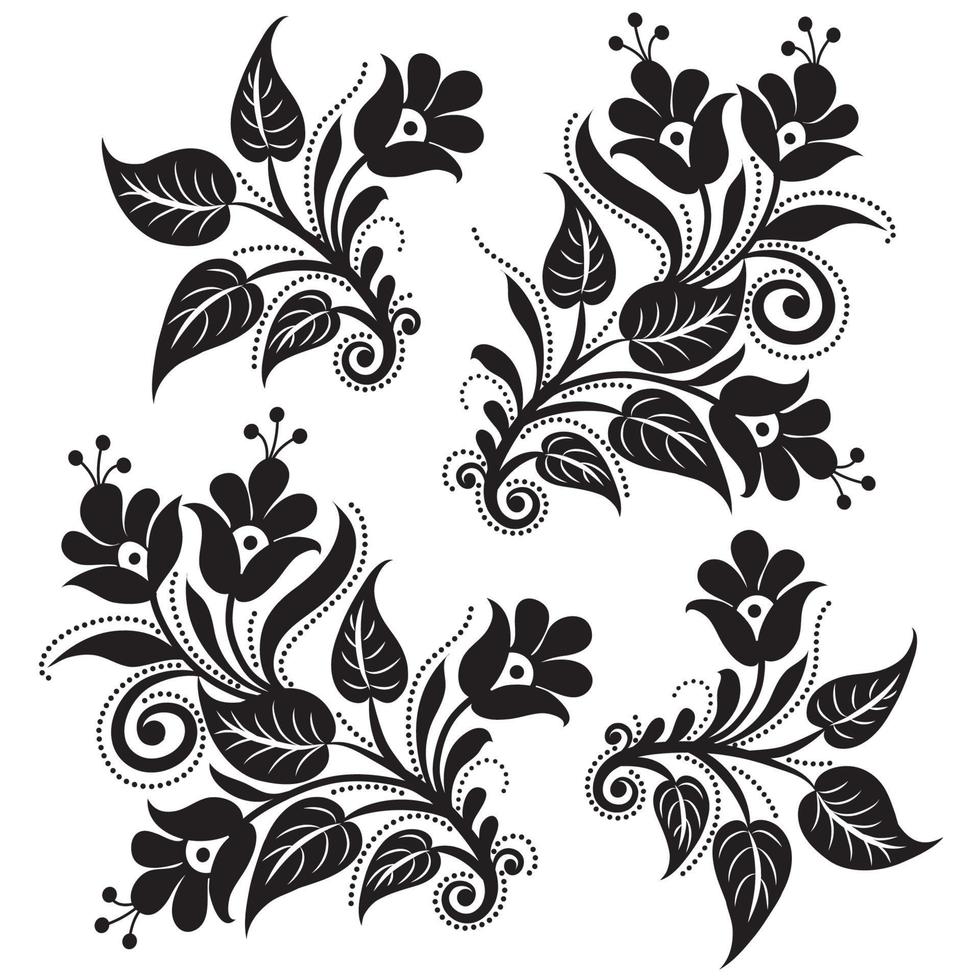 Flower pattern vector