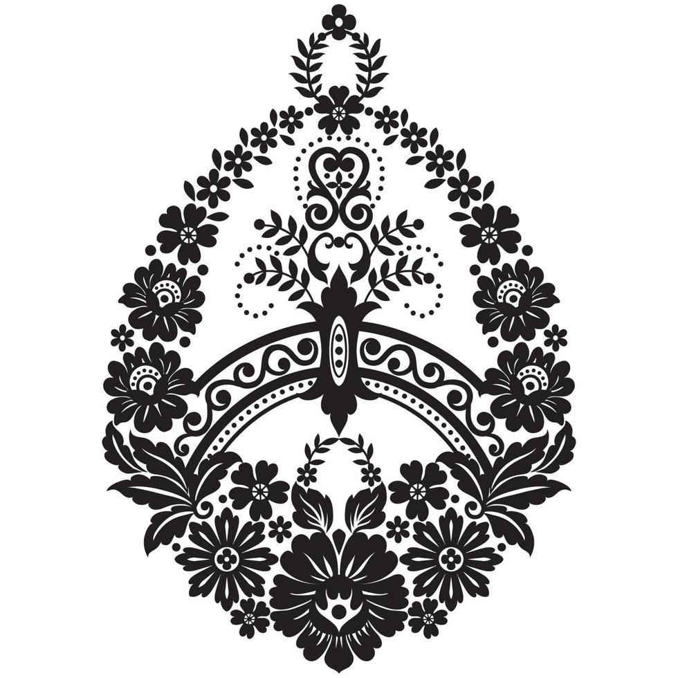 Flower pattern vector