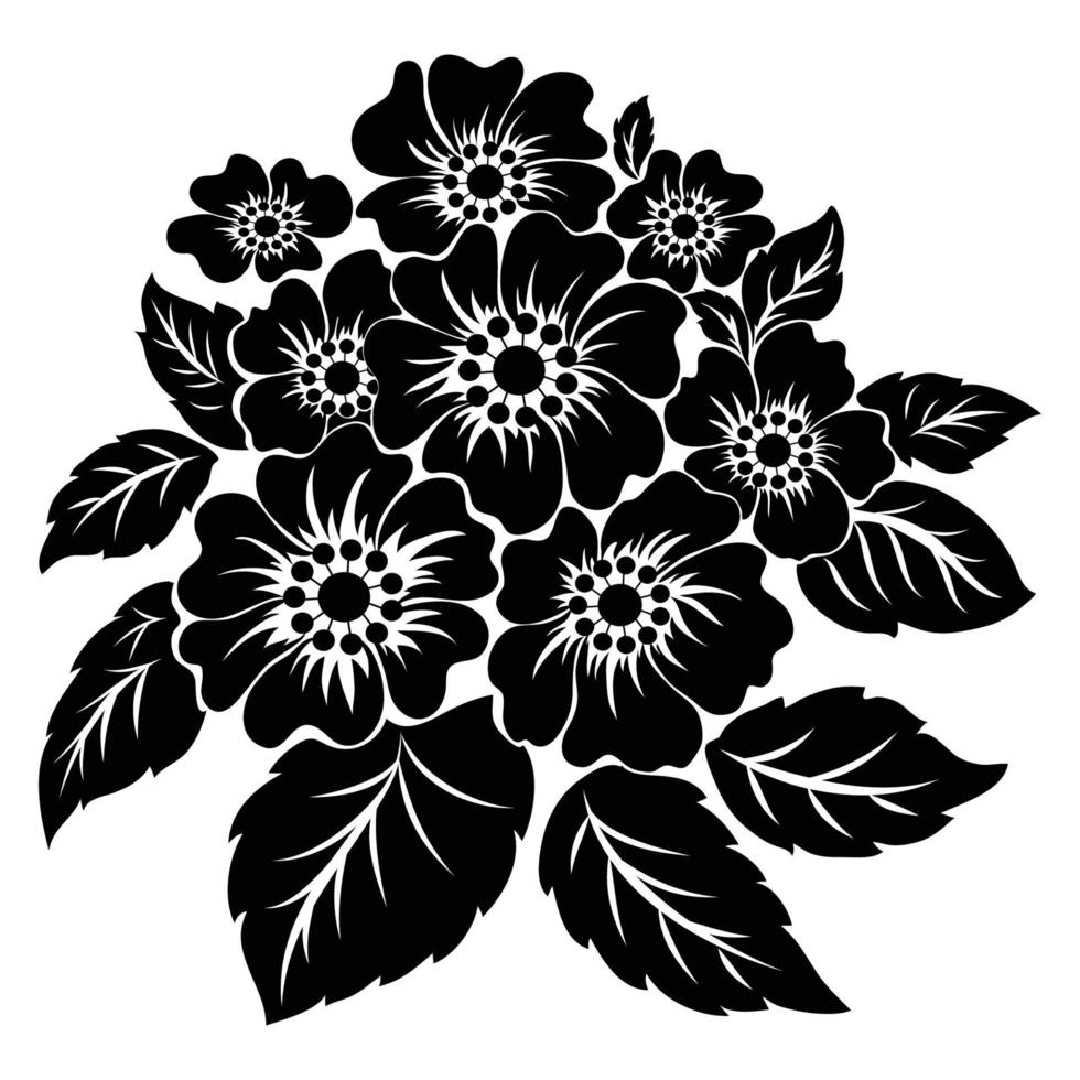 Free Flower Stencil Art Designs, Floral Vectors - FreePatternsArea