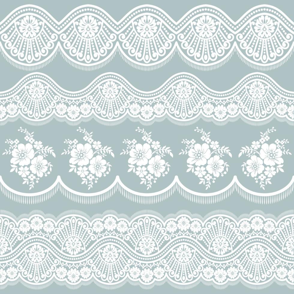 flower element set border vector