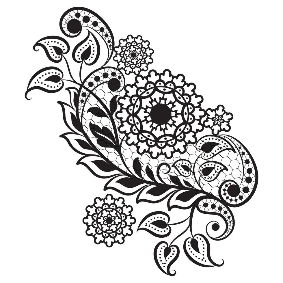 Flower pattern vector