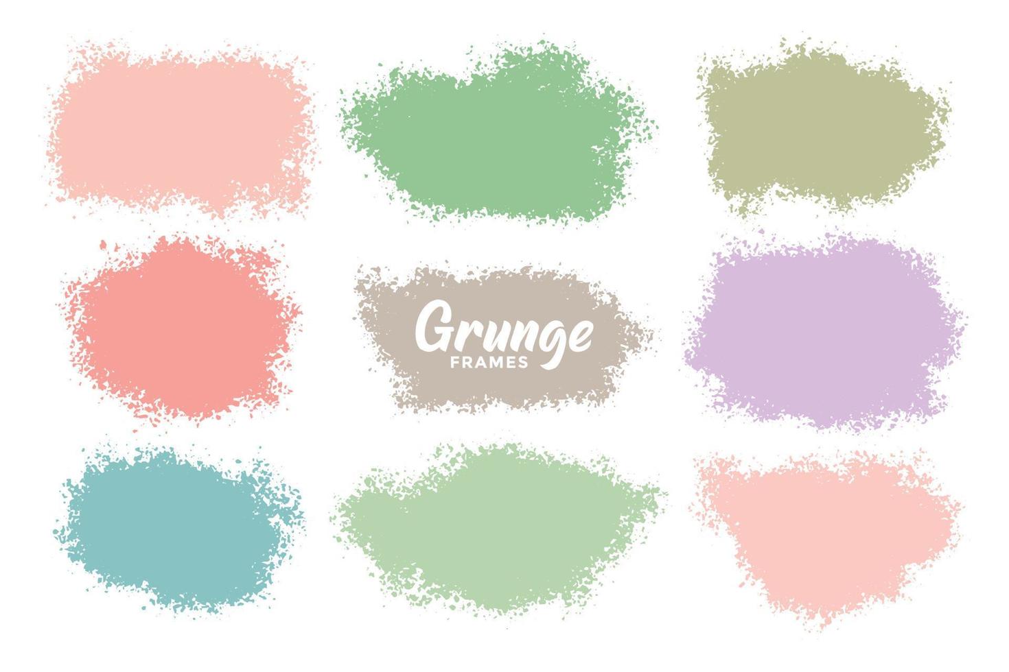 Set brush stroke. Brush, pen, marker, chalk. Vector distressed grunge modern textured brush stroke. Dry brush. Hand-drawn vector.