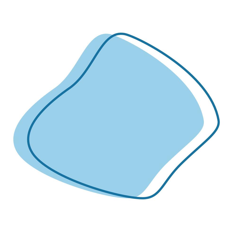 Organic shape for banner design vector