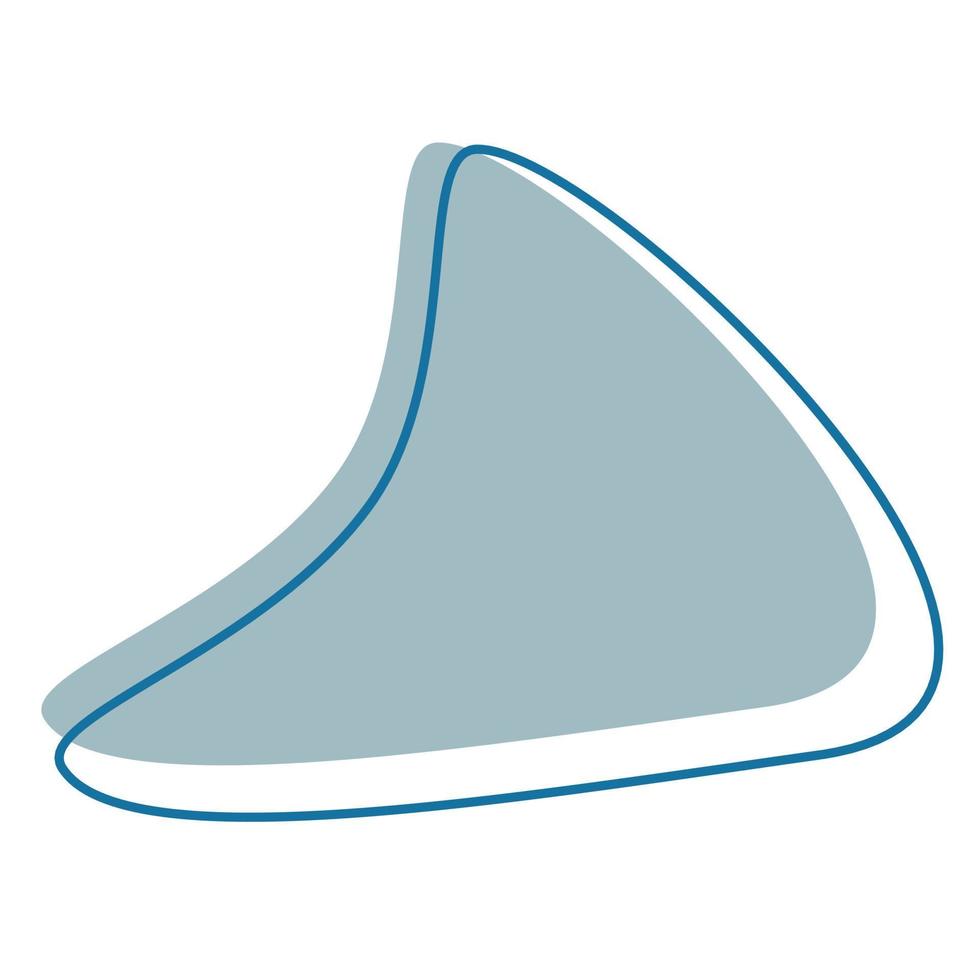 Organic shape for banner design vector