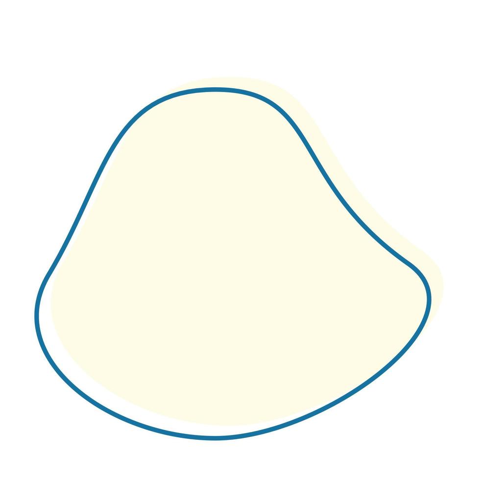 Organic shape for banner design vector