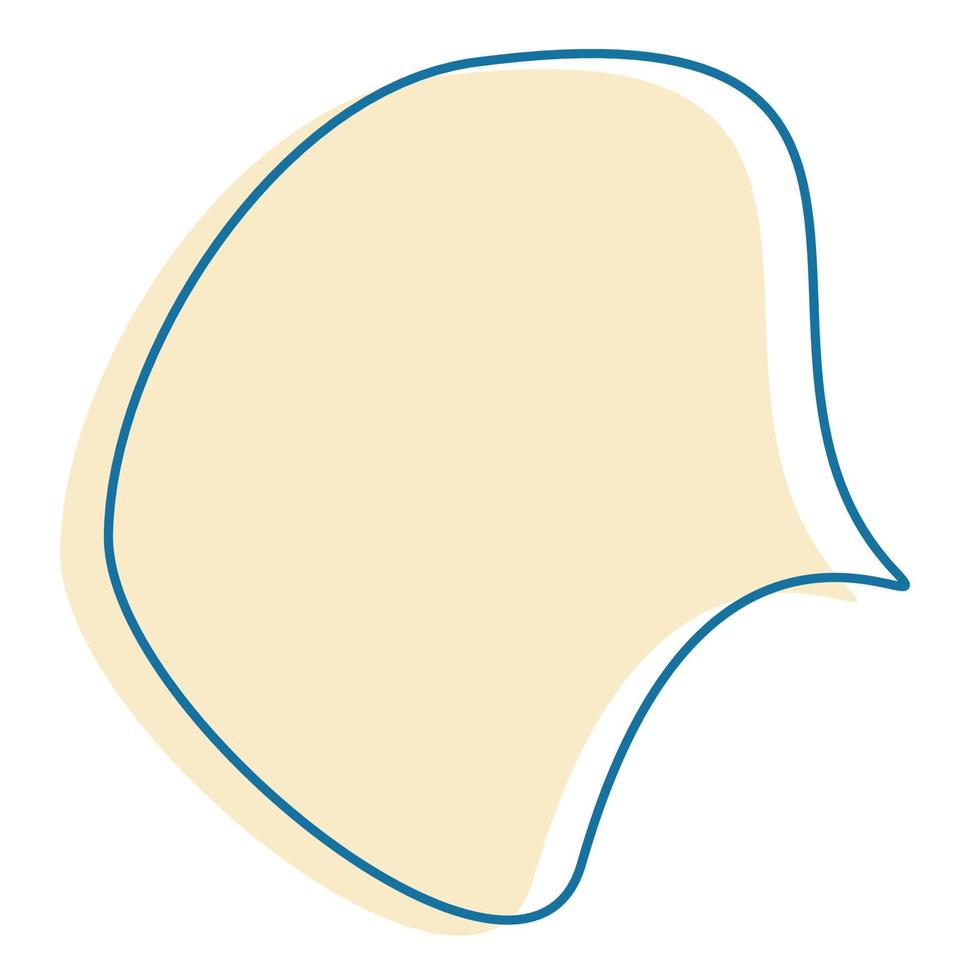 Organic shape for banner design vector