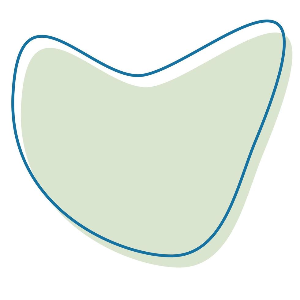 Organic shape for banner design vector