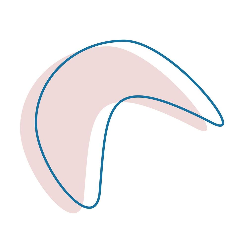 Organic shape for banner design vector
