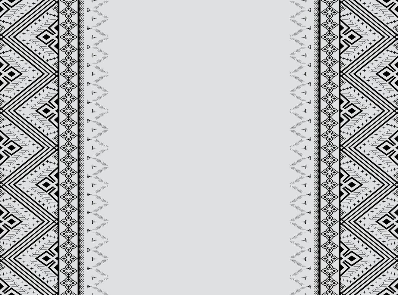 diseño de bordado de patrón étnico geométrico para fondo o papel tapiz y ropa, falda, alfombra, papel tapiz, ropa, envoltura, batik, tela, ropa, con vector de triángulo azul oscuro, ilustración